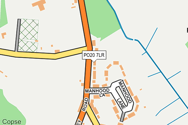 PO20 7LR map - OS OpenMap – Local (Ordnance Survey)