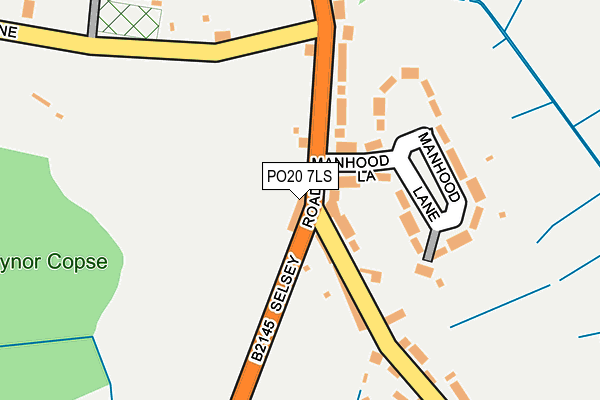 PO20 7LS map - OS OpenMap – Local (Ordnance Survey)