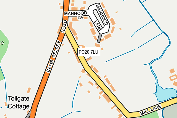 PO20 7LU map - OS OpenMap – Local (Ordnance Survey)