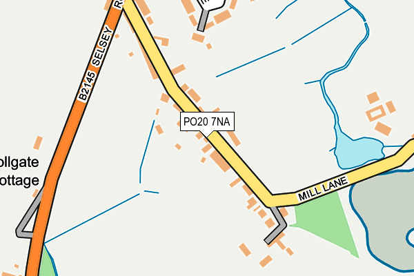 PO20 7NA map - OS OpenMap – Local (Ordnance Survey)