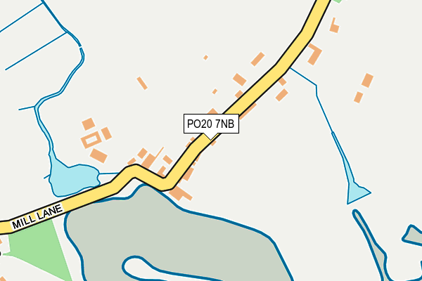 PO20 7NB map - OS OpenMap – Local (Ordnance Survey)