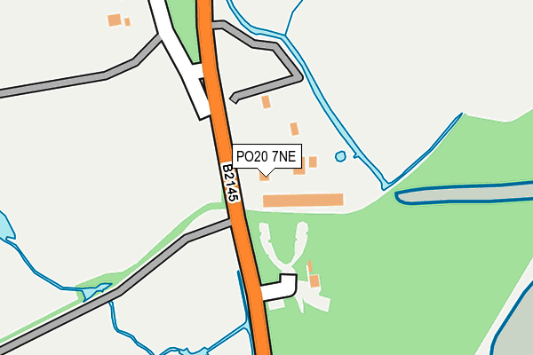 PO20 7NE map - OS OpenMap – Local (Ordnance Survey)
