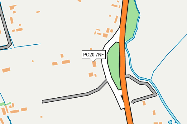 PO20 7NF map - OS OpenMap – Local (Ordnance Survey)
