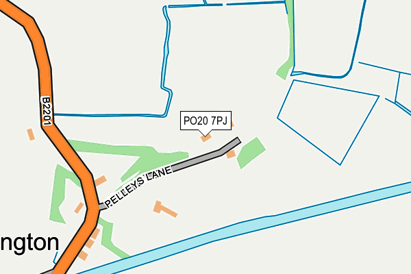 PO20 7PJ map - OS OpenMap – Local (Ordnance Survey)