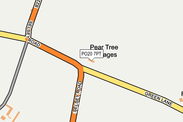 PO20 7PT map - OS OpenMap – Local (Ordnance Survey)