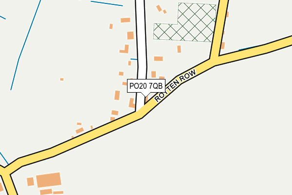 PO20 7QB map - OS OpenMap – Local (Ordnance Survey)