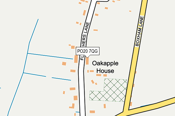 PO20 7QG map - OS OpenMap – Local (Ordnance Survey)