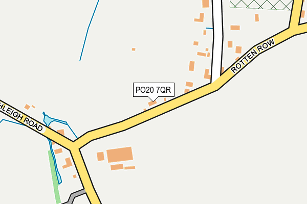 PO20 7QR map - OS OpenMap – Local (Ordnance Survey)