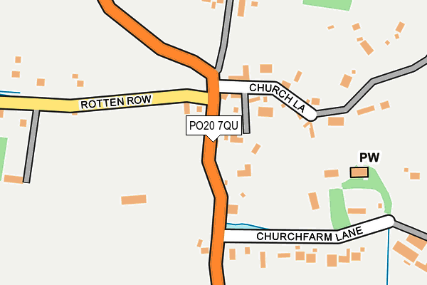 PO20 7QU map - OS OpenMap – Local (Ordnance Survey)