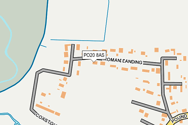 PO20 8AS map - OS OpenMap – Local (Ordnance Survey)