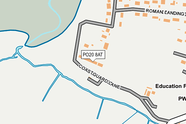 PO20 8AT map - OS OpenMap – Local (Ordnance Survey)