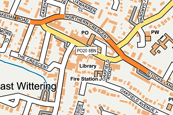 PO20 8BN map - OS OpenMap – Local (Ordnance Survey)