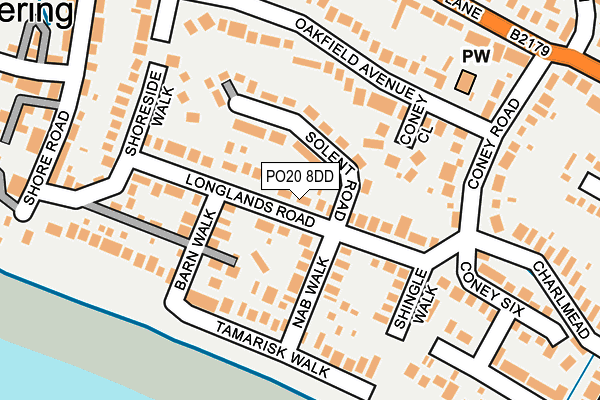 PO20 8DD map - OS OpenMap – Local (Ordnance Survey)