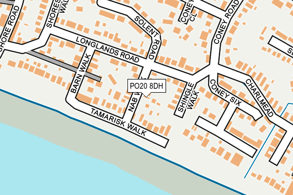 PO20 8DH map - OS OpenMap – Local (Ordnance Survey)