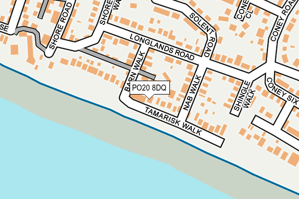 PO20 8DQ map - OS OpenMap – Local (Ordnance Survey)