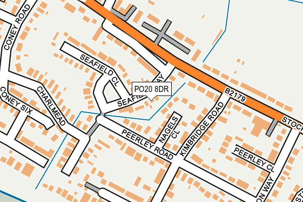 PO20 8DR map - OS OpenMap – Local (Ordnance Survey)