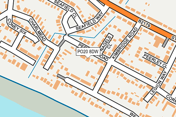 PO20 8DW map - OS OpenMap – Local (Ordnance Survey)