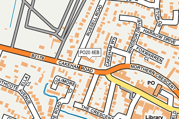 PO20 8EB map - OS OpenMap – Local (Ordnance Survey)