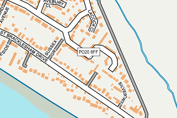 PO20 8FF map - OS OpenMap – Local (Ordnance Survey)