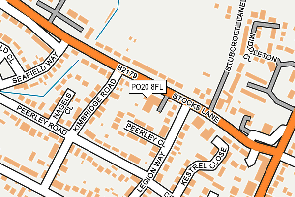 PO20 8FL map - OS OpenMap – Local (Ordnance Survey)