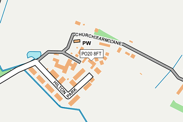 PO20 8FT map - OS OpenMap – Local (Ordnance Survey)