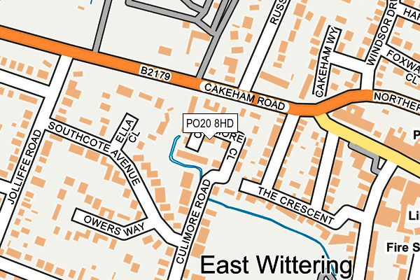 PO20 8HD map - OS OpenMap – Local (Ordnance Survey)