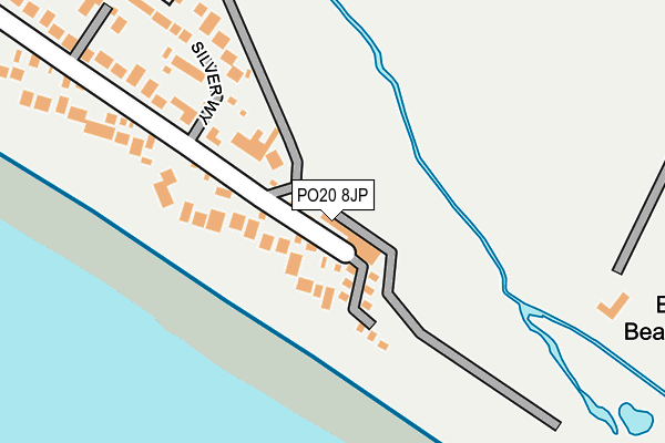 PO20 8JP map - OS OpenMap – Local (Ordnance Survey)