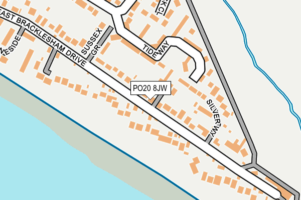 Map of THE SUSSEX FOOD CO LIMITED at local scale