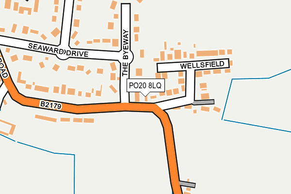 PO20 8LQ map - OS OpenMap – Local (Ordnance Survey)