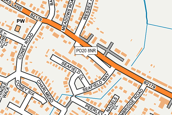 PO20 8NR map - OS OpenMap – Local (Ordnance Survey)