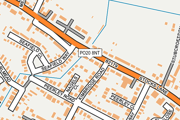 PO20 8NT map - OS OpenMap – Local (Ordnance Survey)