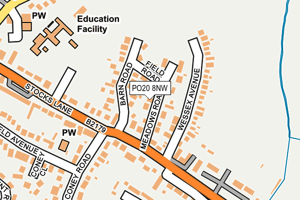 Map of PEN & LOLLY LTD at local scale
