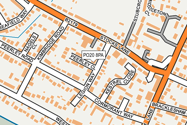 PO20 8PA map - OS OpenMap – Local (Ordnance Survey)