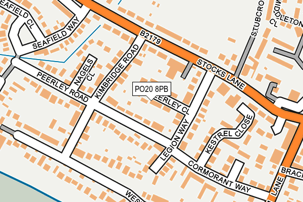 PO20 8PB map - OS OpenMap – Local (Ordnance Survey)