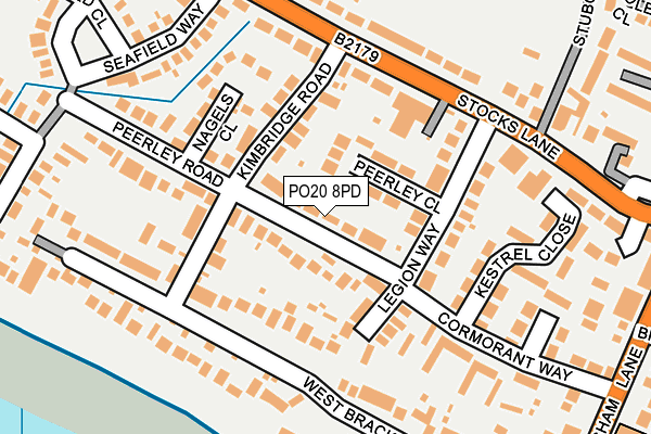 PO20 8PD map - OS OpenMap – Local (Ordnance Survey)