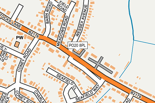 PO20 8PL map - OS OpenMap – Local (Ordnance Survey)