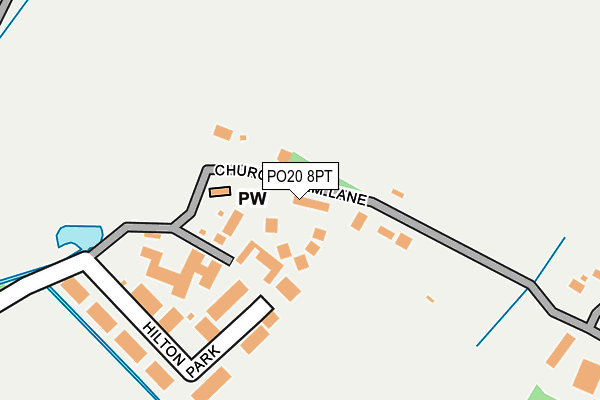 PO20 8PT map - OS OpenMap – Local (Ordnance Survey)