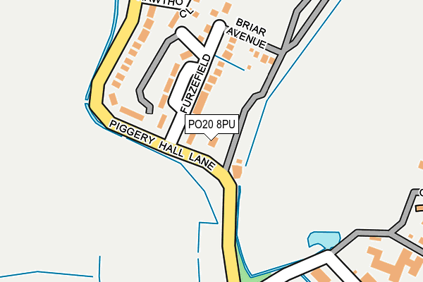 PO20 8PU map - OS OpenMap – Local (Ordnance Survey)