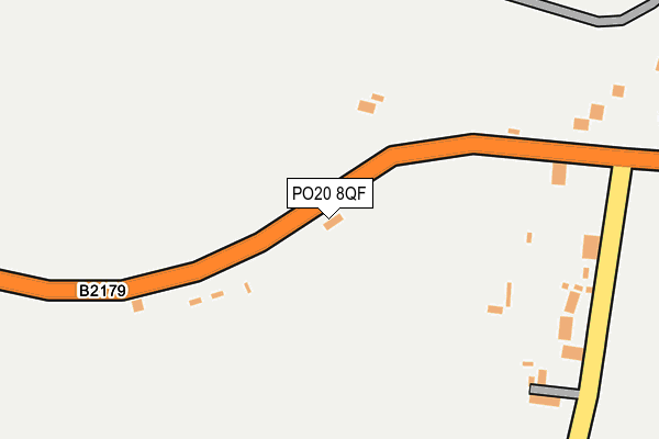 PO20 8QF map - OS OpenMap – Local (Ordnance Survey)