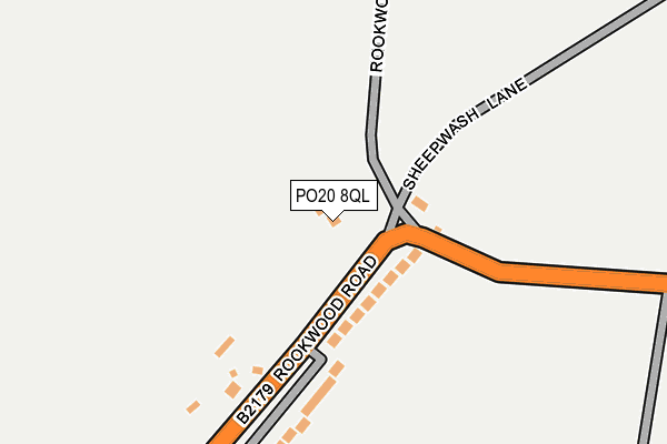 PO20 8QL map - OS OpenMap – Local (Ordnance Survey)