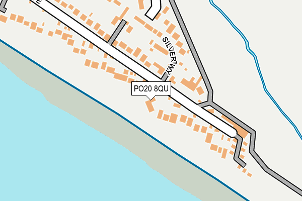 PO20 8QU map - OS OpenMap – Local (Ordnance Survey)