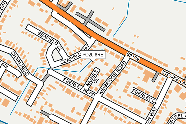 PO20 8RE map - OS OpenMap – Local (Ordnance Survey)