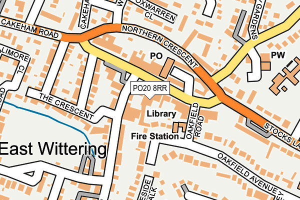 PO20 8RR map - OS OpenMap – Local (Ordnance Survey)