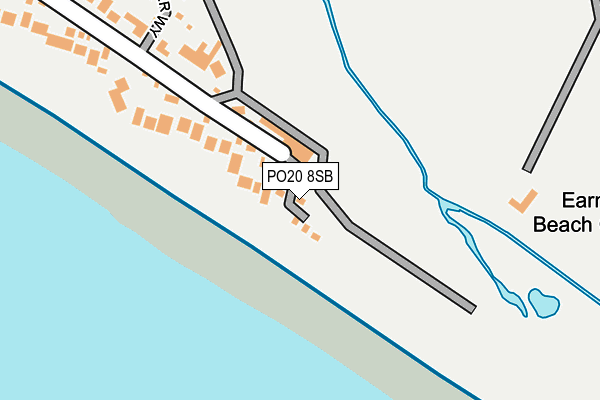 PO20 8SB map - OS OpenMap – Local (Ordnance Survey)