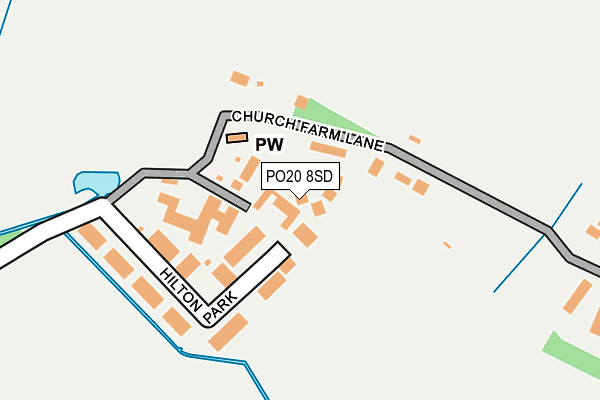 PO20 8SD map - OS OpenMap – Local (Ordnance Survey)