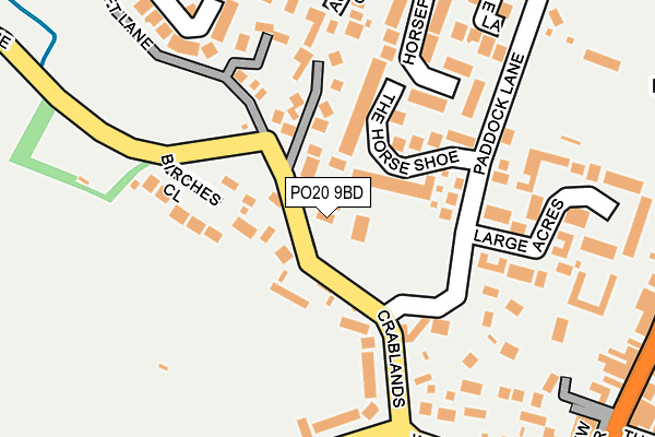 PO20 9BD map - OS OpenMap – Local (Ordnance Survey)