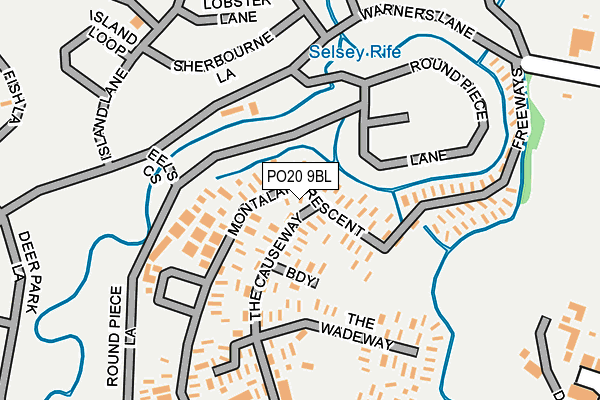 PO20 9BL map - OS OpenMap – Local (Ordnance Survey)