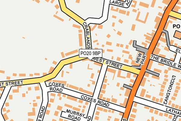 PO20 9BP map - OS OpenMap – Local (Ordnance Survey)