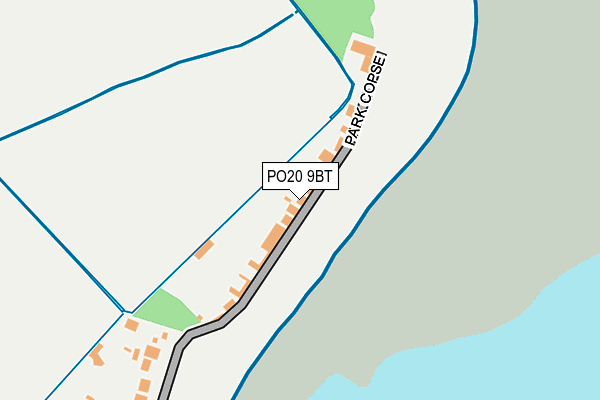 PO20 9BT map - OS OpenMap – Local (Ordnance Survey)