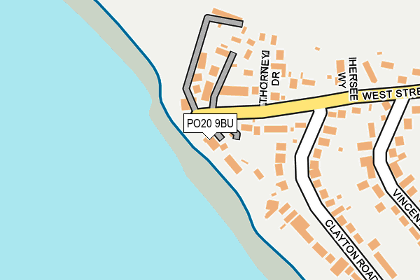 PO20 9BU map - OS OpenMap – Local (Ordnance Survey)